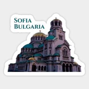 Sofia Bulgaria: Alexander Nevsky Cathedral Sticker